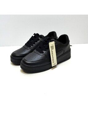 No Boundaries PU Platform Sneaker Women's Size 6.5 Memory Foam Casual Shoe NWT